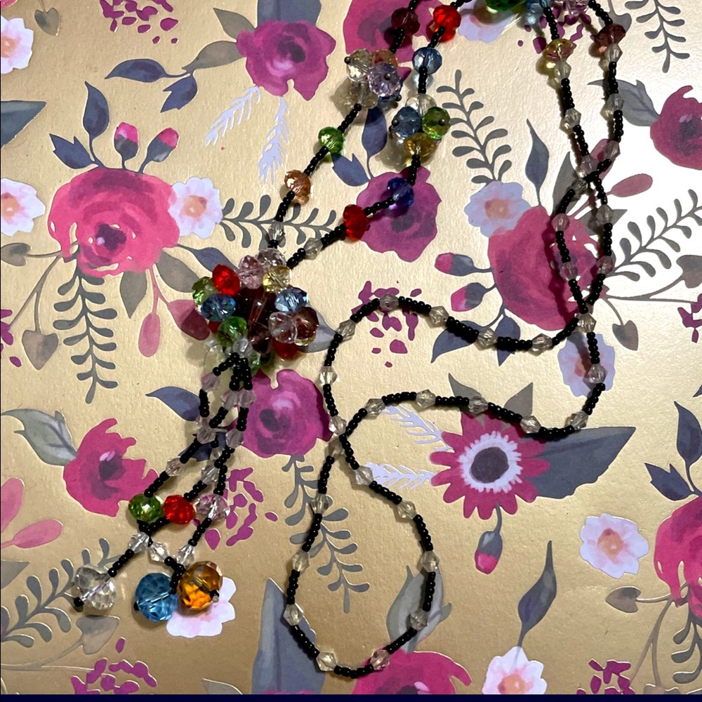 Handmade Custom Long Beaded Necklace